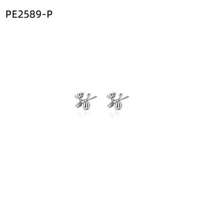 Amy Amy Insect <b>Stud</b> Earrings <b>Silver</b> Plated For Women Fashion Jewelry Gift - Product Image 1