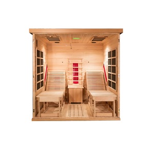 Sauna Tradicional de Vapor de Gran Tamaño Smartmak, Sauna Interior Doble para Dos Personas - Product Image 5