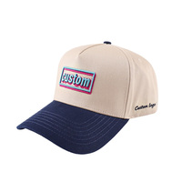 Gorra de Béisbol de 5 Paneles con Visera Curva, 100% Algodón, de Alta Calidad, Personalizada de Fábrica, con Bordado 3D y Logotipo en Parche