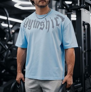 Custom T-<strong>shirt</strong> Blue Oversized Printed Sport t -<strong>Shirt</strong> Oversized Men's Plus Size High Quality Gym Oversized T-<strong>shirt</strong> for Men - Product Image 2