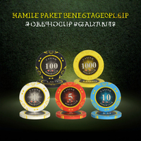 Jetons de poker en argile avec logo personnalisé, jetons souvenirs imprimés sur mesure, jetons de jeu au design personnalisé pour cadeau de club