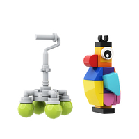 GoldMoc up Films Personnage Kevin Blocks Jouets Creative DIY Oiseau coloré Kevin Bloc de construction en plastique Jouet
