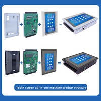 Controlador HMI PLC Todo en Uno MCGS TPC7012Ew SR30XP de 7 Pulgadas con PLC Integrado de 30 E/S de Relé