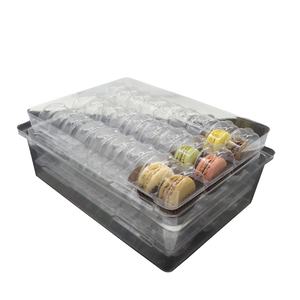 Özel temizle PET plastik macarons ambalaj kutusu macaroons paketi blister ambalaj tepsi - Product Image 4