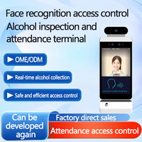 Sistema de Control de Asistencia con Alcoholímetro, Reconocimiento Facial, Terminal de Detección de Alcohol Previo al Trabajo para Conductores de Camiones, Compatible con Logotipo OEM/ODM