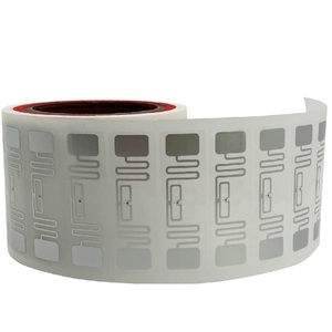 Etiqueta adhesiva pasiva de papel con incrustaciones secas de formas personalizadas, etiqueta de seguridad de seguimiento a prueba de manipulaciones UHF <span class=keywords><strong>Rfid</strong></span>, etiqueta de joyería - Product Image 1