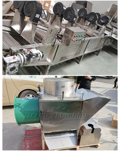 สายการผลิตเครื่องปอกกระเทียมอุตสาหกรรมพร้อมสายพานลำเลียง - Product Image 3