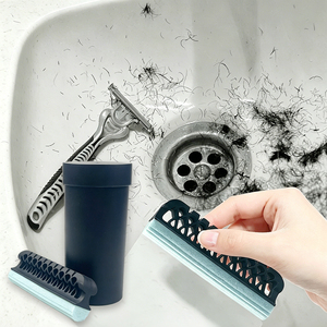 Éponge de nettoyage efficace pour barbe et évier, pour l'entretien masculin, élimination des poils sans effort en quelques secondes, garde le comptoir de la salle de bain propre - Product Image 1
