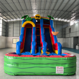 Nhà máy tùy chỉnh trượt nước Inflatable thương mại trẻ em tổ chức sự kiện trượt nước Inflatable với hồ bơi - Product Image 3