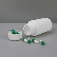 Flacon en plastique HDPE blanc de 150 ml, 250 ml, 310 ml pour pilules, vitamines, capsules, comprimés, compléments alimentaires avec bouchon à vis