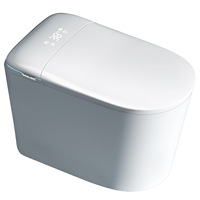 Inodoro Inteligente con Protección de Espuma Integrada, Prevención de Olores, Sin Restricciones de Presión de Agua, Descarga Activada por Tacto, Control Remoto