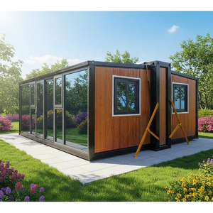 Casa Contenedor Prefabricada Modular Plegable y Expandible de 700 mm, un Dormitorio, Sala de Estar, Cocina, Diseño Moderno, Impermeable - Product Image 3