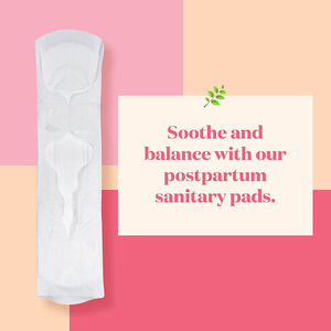 Serviettes hygiéniques à base de plantes, soins menstruels féminins, produits d'hygiène ménagère, coton, serviettes post-partum - Product Image 3