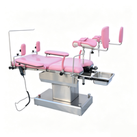 Table d'opération gynécologique électrique multifonctionnelle, table d'accouchement obstétrique avec commande au pied pour salle de maternité hospitalière
