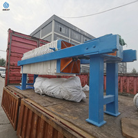 Filter Press Otomatis Efisiensi Tinggi Baru dengan Pelat Filter Polipropilena Ketebalan Kue 30mm untuk Filtrasi Slurry