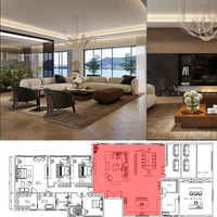 Servicio de Diseño de Interiores 3D Profesional y Moderno para Dormitorios de Lujo, Muebles Elegantes para Casas y Villas, Diseño Gráfico para Espacios Habitables