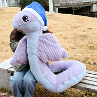 2025 nouveauté grande peluche chauffée zodiaque violet serpent personnalisé chaud animaux en peluche jouets en peluche