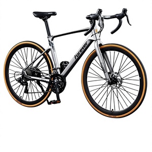 Cuadro de <span class=keywords><strong>Bicicleta</strong></span> de Carretera de Aleación de Magnesio con Manillar Integrado con Frenos y Cambios, Horquilla con Suspensión de Resorte para Hombres, Mujeres y Adultos, para Carreras - Product Image 1