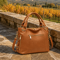 Sacs à bandoulière en PVC pour femme avec fermeture éclair, résistants à l'eau, avec sangle chaîne – Portables et grande capacité, couleur unie