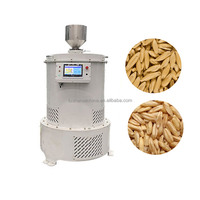Machine multifonctionnelle de décorticage et d'écosage d'avoine centrifuge avec moteur |   Décortiqueuse électrique de blé en acier inoxydable haute performance