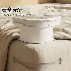 Bed Sheet Fastener Ceramic White Pack Of 4 Anti Slip Invisible Buckle For Mattress Cover Fixing - Product Image 2
