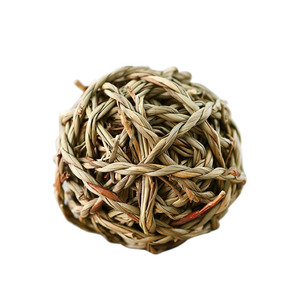 Juguete Masticable de Paja Tejido a Mano, Pelota de Cuerda de Paja Clásica para Hámster, Loro, Gato, Conejo - Product Image 5