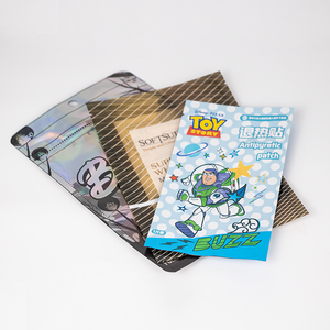 Sachets en mylar à plat en feuille d'aluminium métallique scellable à impression personnalisée - Product Image 2