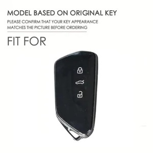 Étui de <span class=keywords><strong>clé</strong></span> en silicone pour VW Volkswagen Golf 8, <span class=keywords><strong>Seat</strong></span> <span class=keywords><strong>Leon</strong></span> 2021, Cupra Formentor, Skoda A8 Octavia Mk8, housse de <span class=keywords><strong>clé</strong></span> - Product Image 2