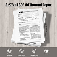 Papier thermique pliable A4, 100 feuilles, directement de l'usine, logo et taille personnalisés disponibles, sans BPA, en stock