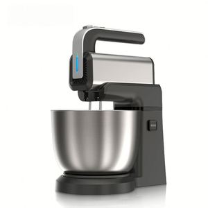 Batidora de mano eléctrica de acero inoxidable Cx-6652 de 3.5l y 5 velocidades con turbo, 200w 250w 300w 350w, con tazón mezclador y soporte de mesa. - Product Image 1