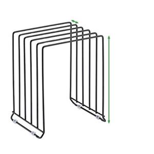 X-Large vassoio portaoggetti in acciaio Organizer Rack armadio da cucina supporto diviso per coperchi per pentole tagliere fogli da forno - Product Image 2