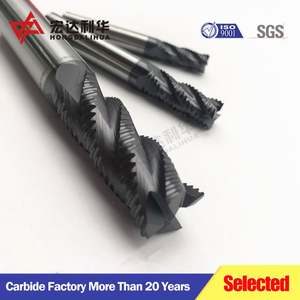 Fresa de carburo de 1/4 de pulgada con vástago de 65 HRC para madera - Product Image 5