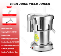 Extracteur de jus d'orange électrique commercial Horus A2000, 80-100 kg/h, haute performance, presse-fruits, direct usine