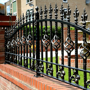 Hàng Rào Kim Loại Hiện Đại Bán Chạy Hàng Rào Mạ Kẽm Picket Hàng Rào Sắt Rèn Hàng Rào Thép - Product Image 3