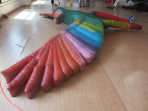 Tùy chỉnh khổng lồ PVC Inflatable nổi vẹt cho quảng cáo inflatables - Product Image 2