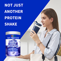 Proteína de Suero de Leche Aislada en Polvo, Sabor Caramelo, OEM ODM, Ideal para Antes o Después del Ejercicio, Sin Azúcar