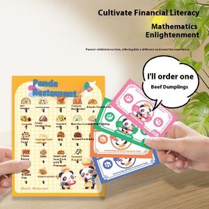 Jeu de société de cartes de <span class=keywords><strong>restaurant</strong></span> Panda pour 3 à 6 ans formation d'observation des mathématiques et des réactions fournitures de jouets éducatifs pour enfants - Product Image 3
