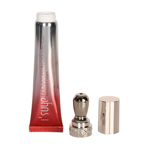 Kunden spezifische 15ml/20ml/30ml leere Plastik röhrchen für kosmetische Augen creme Verpackung Elektrische Massage rolle mit Heiß präge fläche - Product Image 5