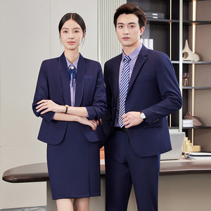 Set di abiti da <span class=keywords><strong>donna</strong></span> di fascia alta <span class=keywords><strong>tuta</strong></span> da lavoro per alberghi vendita amministrativa cassiere Reception Reception occupazioni - Product Image 4