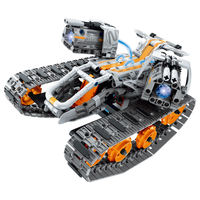 IM.Master 8051 Robot Model Perakitan Kontrol Jarak Jauh Sekolah Dasar, Pemrograman APP, Mainan Anak Laki-laki, Set Blok Bangunan