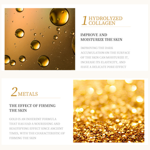 <span class=keywords><strong>BIOAQUA</strong></span>-mascarilla facial con colágeno dorado de 24k para mujer, máscara de colágeno hidratante para el cuidado de la cara, 28g x 4 hojas - Product Image 5