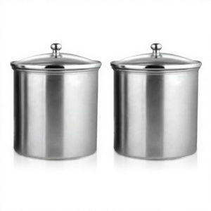Boîte à thé Pot de stockage des aliments Pot à sucre en acier inoxydable Sucre Thé Café Sucre Boîte à thé décorative Scellée - Product Image 1