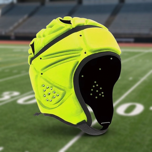 Casque de football américain léger et portable en EVA pour enfants - Coque souple, respirante et durable pour le rugby, le flag football, le patinage et les sports - Product Image 2