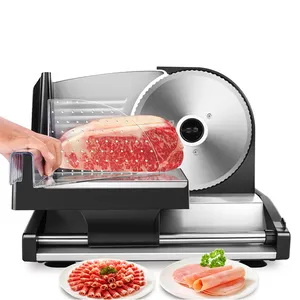 Meat Cutter for Restaurant Chicken Breast Slicer Meat Slicer Include Food Pusher and Non-slip Feet for Home Use