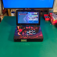 Console d'arcade portable Pandora Box 14 pouces en forme de valise en fer, avec 26800 jeux classiques, pour salle de jeux rétro, fêtes à domicile et jeux à monnayeur