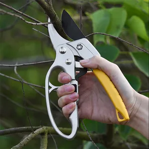 High Quality SK5 Steel PP Handle Branch Cutter Tools Garden Pruning Shears Scissors Ratchet Pruner