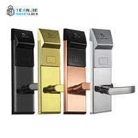 Vente en gros de sécurité portable personnalisé Système de carte-clé magnétique intelligent RFID Serrure électrique d'hôtel WiFi pour porte en bois