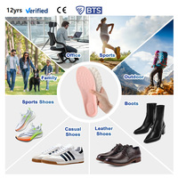 Semelles intérieures en PU HENRICEN - Semelles souples super amortissantes à haute résilience avec soutien de la voûte plantaire, lavables, écologiques, pour le sport et la course à pied