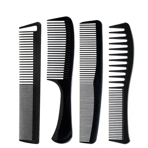 Custom Logo Braiding Comb Barber Comb Anti-static Hair Cutting Comb Set