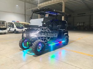 Carrito de Golf Eléctrico Todoterreno de 6 Plazas con Tracción en las 4 Ruedas para Playa y Montaña - Product Image 4